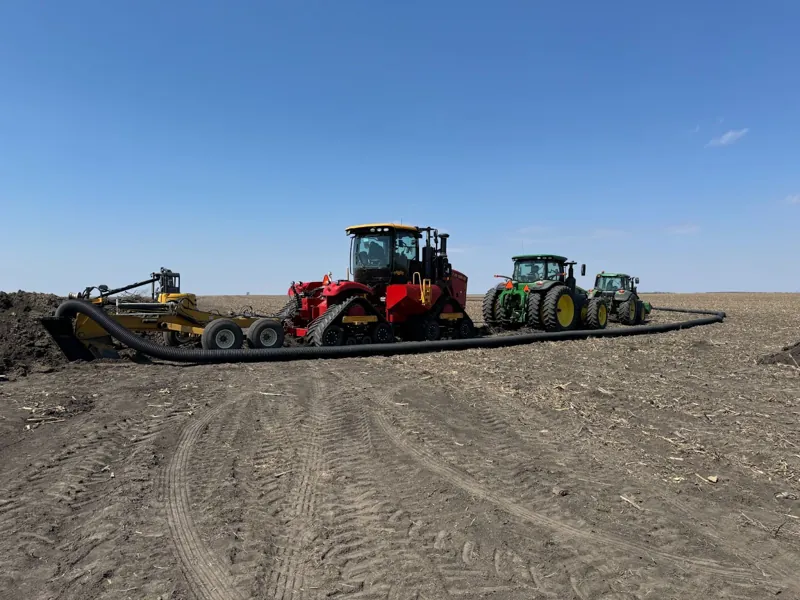 Tractors in the field